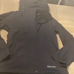Marmot black Hooded Jacket